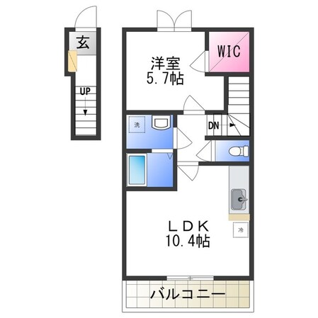 ラビアンローズの物件間取画像